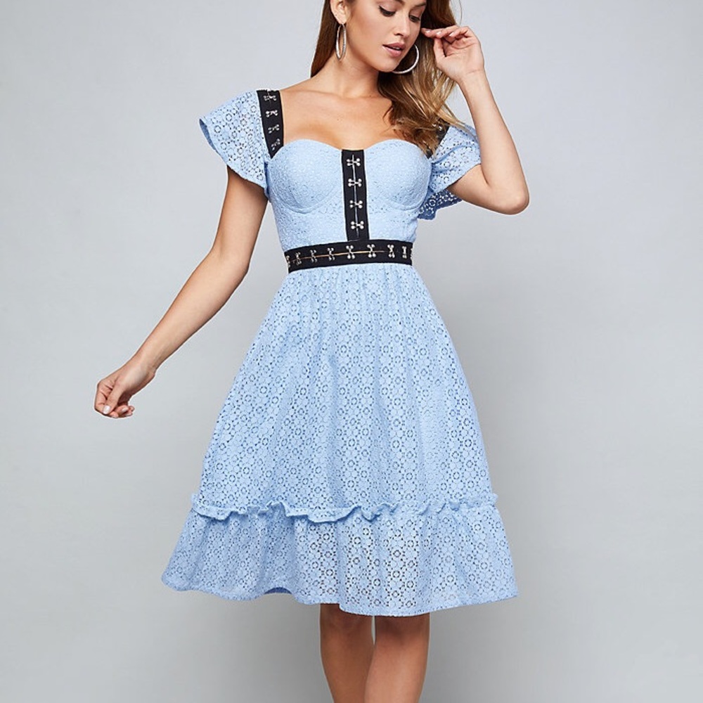 NWT Bebe Eyelet Dress